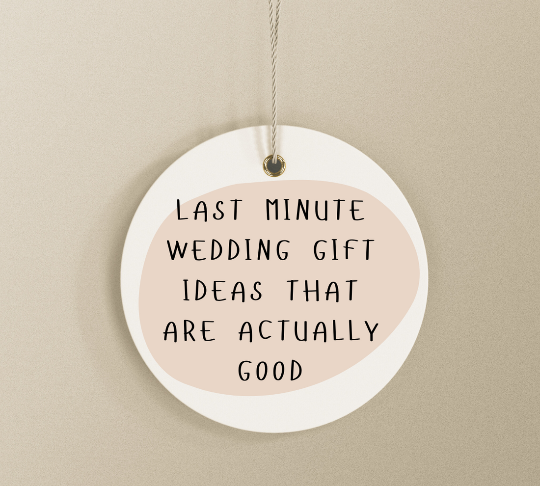 Last Minute Wedding Gift Ideas That Are Actually Good