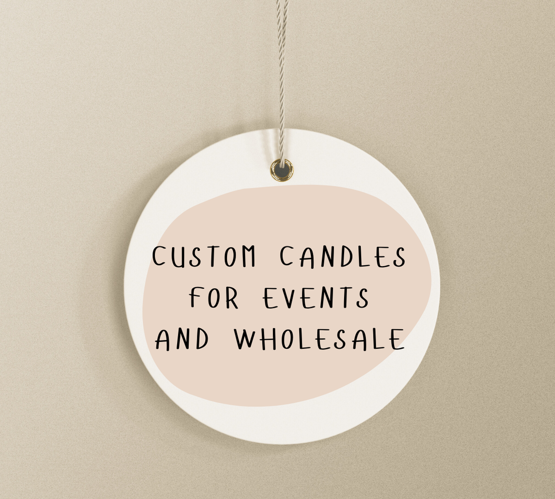 Custom Non-Toxic Candles for Events and Wholesale | Why Clean, Personalized Candles Stand Out