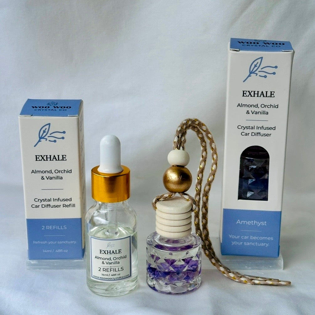 EXHALE: Almond, Orchid and Vanilla Car Diffuser