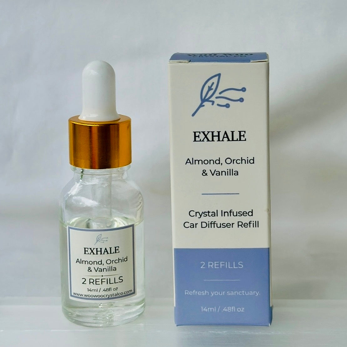 EXHALE: Almond, Orchid and Vanilla Car Diffuser
