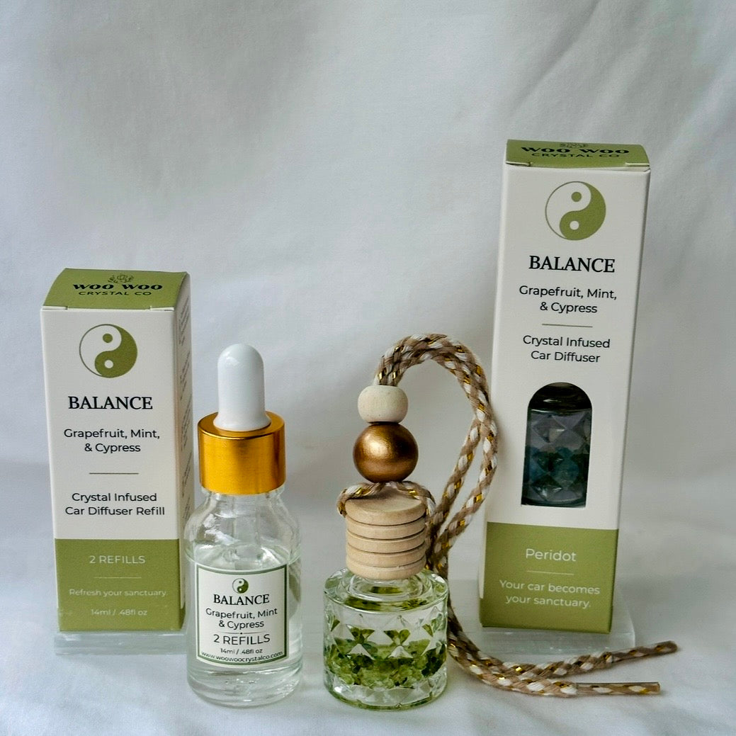 BALANCE: Grapefruit, Mint & Cypress Car Diffuser