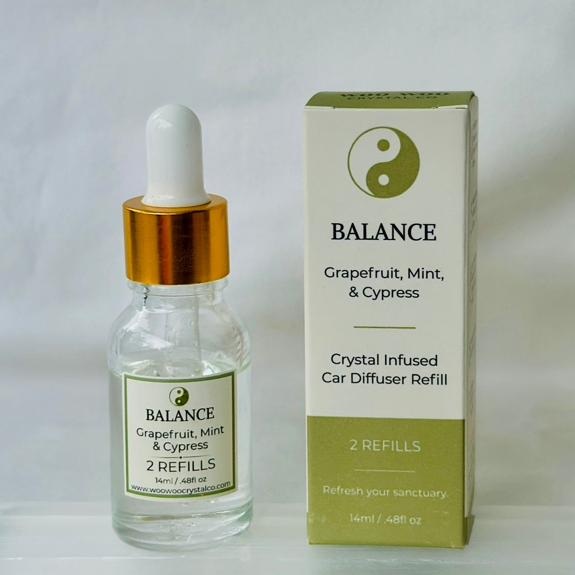 BALANCE: Grapefruit, Mint & Cypress Car Diffuser
