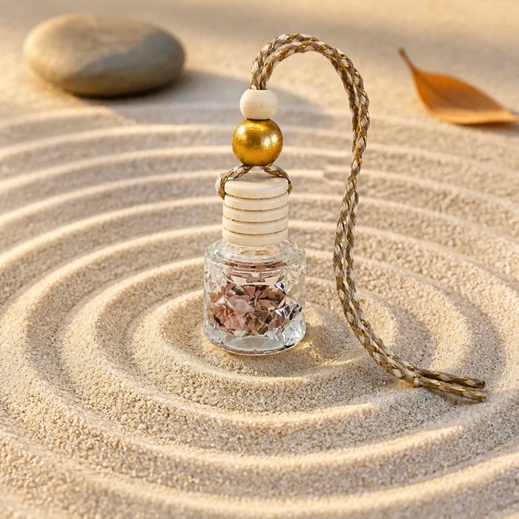LOVE: Coconut, Palm Leaf & Driftwood Car Diffuser
