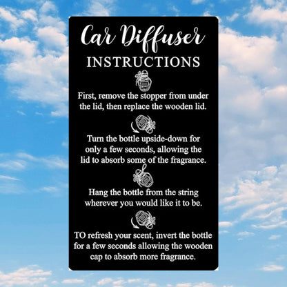 Grapefruit, Mint & Cypress Car Diffuser