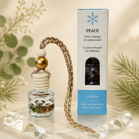 PEACE: Pine, Orange & Cedarwood Car Diffuser